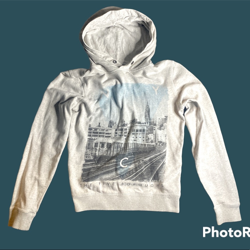 Aéropostale unisex sweatshirt, size XS, Color gray